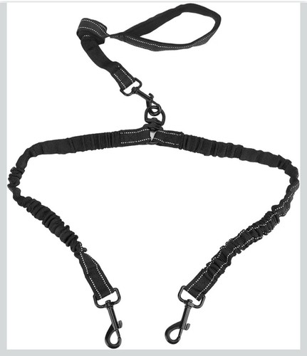 Double dog leash reflective - leash,,