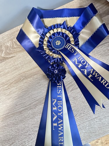 Dog show sash and rosette - show,