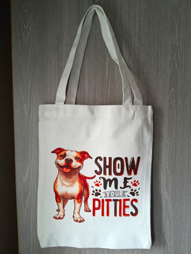 White tote shopping - shopping, bag