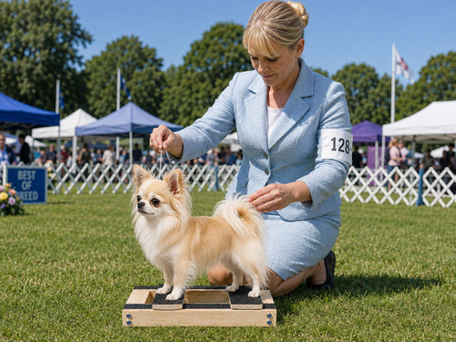 Dog showing conformation - dog,